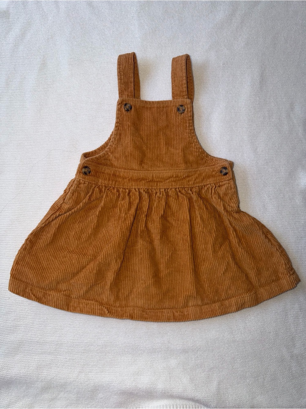 Carter's Corduroy Pinafore Dress - Rust Brown